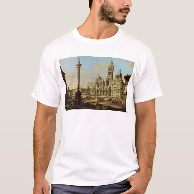 Santa Maria Maggiore, Rome, 1739 Tee Shirt (Framsida)