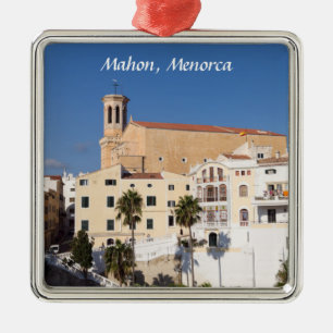 Santa Maria - Mahon, Menorca, Spanien Julgransprydnad Metall