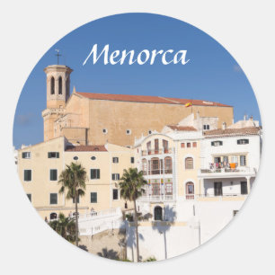 Santa Maria - Mahon, Menorca, Spanien Runt Klistermärke