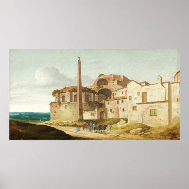 Santa Maria, Rom - PJ Saenredam Fine Art Poster (Framsidan)