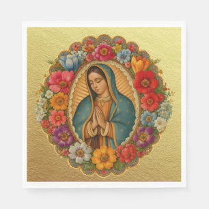 Santa Maria, Virgen de Guadalupe Mor Maria Rosor Pappersservett