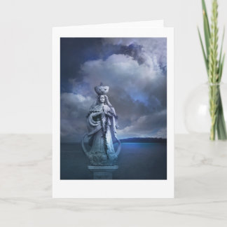 Santa Marian Kamalen Statue Kort