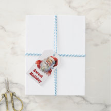 Santa märkre för festlig gåva ge!