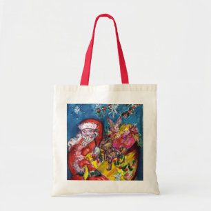 Santa med gåvor tygkasse
