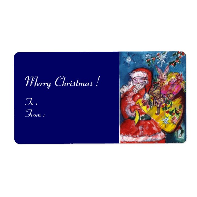 SANTA MED GIFTS FRAKTSEDEL (Framsidan)