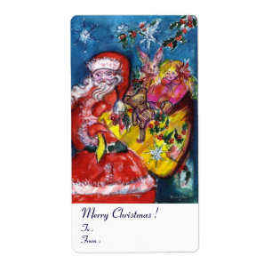 SANTA MED GIFTS FRAKTSEDEL