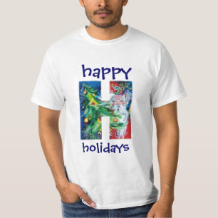 SANTA MED GIFTS OCH JULGRAN H MONOGRAM TEE