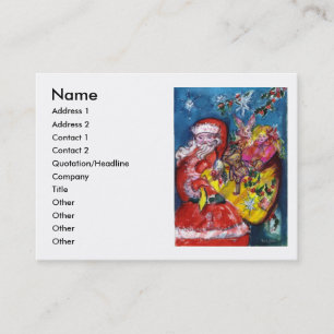 SANTA MED GIFTS VISITKORT