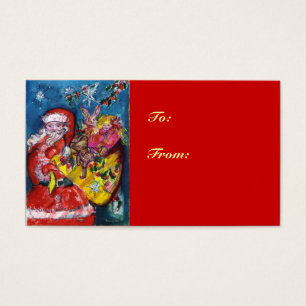 SANTA MED GIFTS VISITKORT