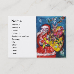 SANTA MED GIFTS VISITKORT
