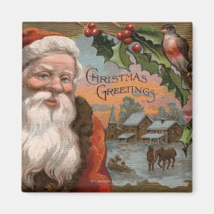 Santa med järneken, byplats magnet