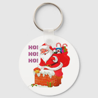 SANTA MED JULKLAPP! HO! HO! NYCKELRING