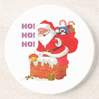 SANTA MED JULKLAPP! HO! HO! UNDERLÄGG