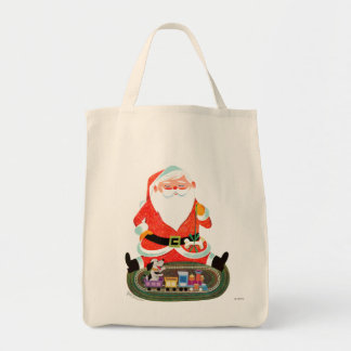 Santa med tåg tygkasse