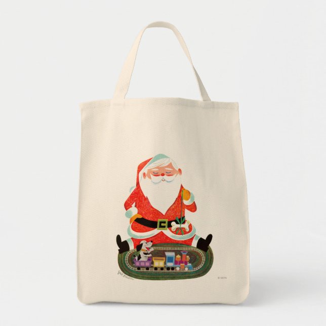 Santa med tåg tygkasse (Framsidan)