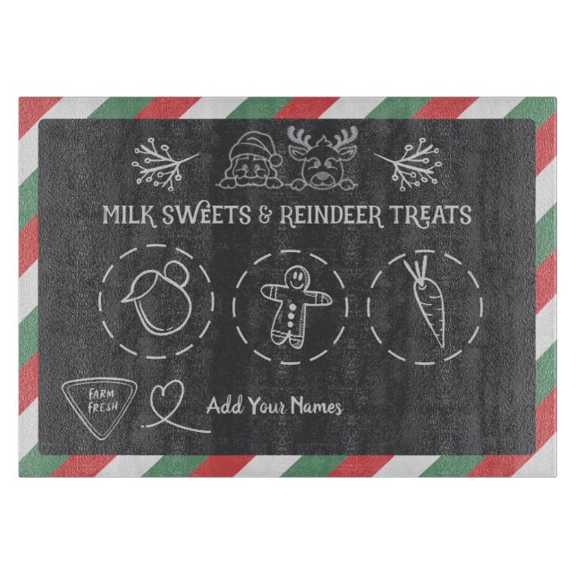 Santa Milk and Cookies Tray (Framsidan)