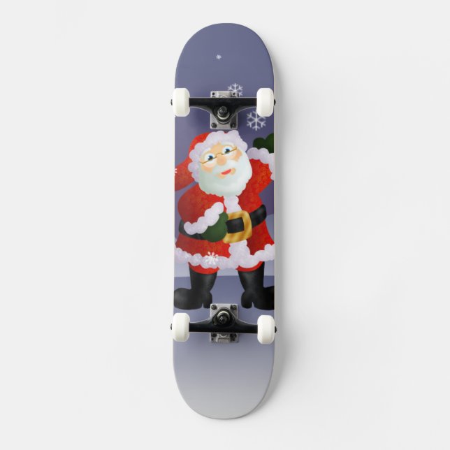 Santa Mini Skateboard Bräda 18,7 Cm (Framsida)