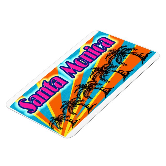 Santa Monica 5 Handflatan Träd Magnet (Vänstra Sidan)