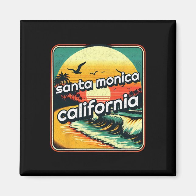 Santa Monica _7  Magnet (Framsidan)