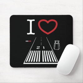 Santa Monica Airport Runway 21 Mouse Pad Musmatta