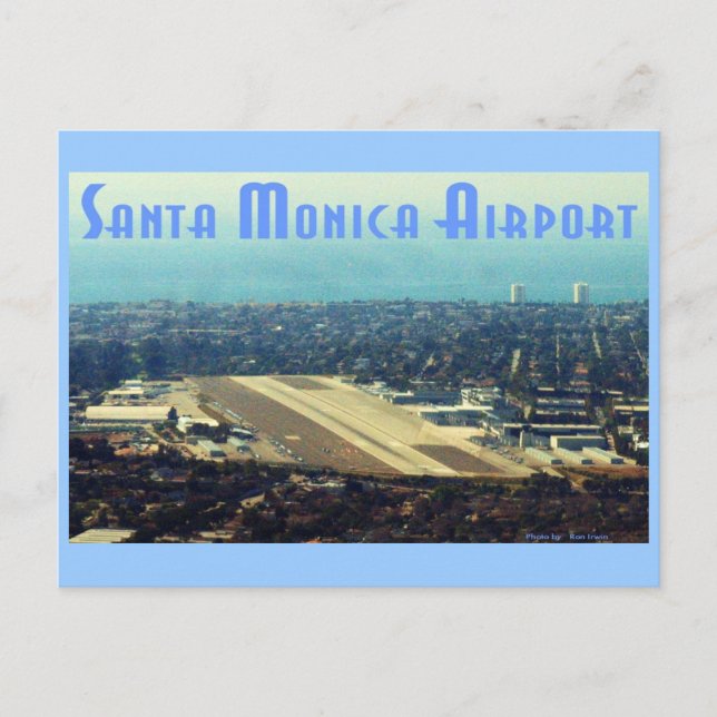 Santa Monica Airport Vykort (Framsida)