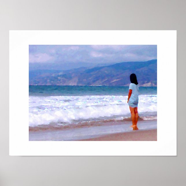 Santa Monica Beach Babe #1 2015 Poster (Framsidan)