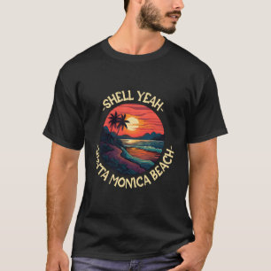 Santa Monica Beach Beach Ord T Shirt