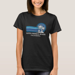 Santa Monica Beach California Family Summer Vacati T Shirt