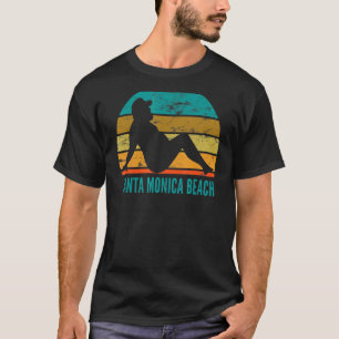 Santa Monica Beach Humor Drinking Vuxen Joke T Shirt