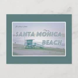 Santa Monica Beach, Kaliforniens vykort