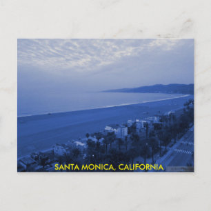 SANTA MONICA BLÅ VYKORT