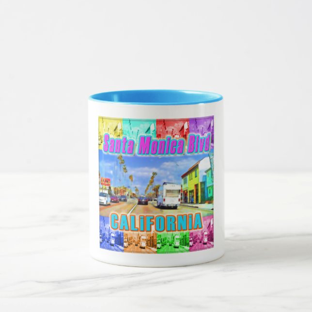 "Santa Monica Blvd 3" Cup Mugg (Center)