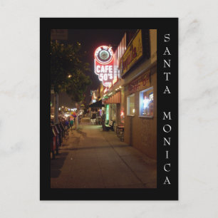 Santa Monica Boulevard, Santa Monica California Vykort