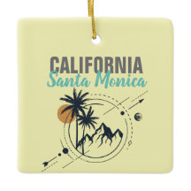 Santa Monica California Geometric Handflatan