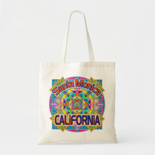 Santa Monica CALIFORNIA Lycklig Bag Tygkasse