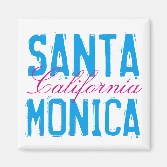 Santa Monica California Magnet (Framsidan)