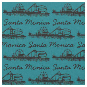 Santa Monica California Pier Silhouette Cali Tyg