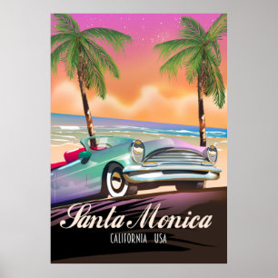 Santa Monica California USA Poster
