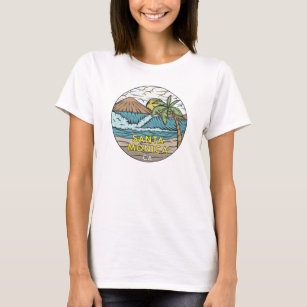 Santa Monica California Vintage T Shirt