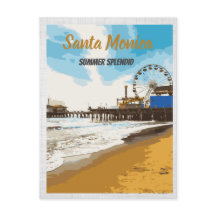 Santa Monica California vycard