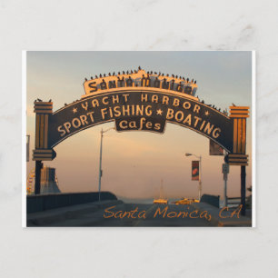 Santa Monica California Vykort