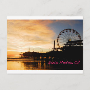 Santa Monica California Vykort