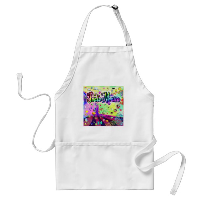 Santa Monica "Coola Energy" Apron Förkläde (Framsidan)