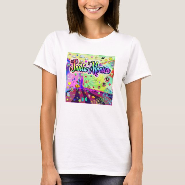 Santa Monica "Coola Energy" T-Shirt (Framsida)