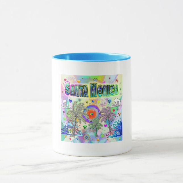 Santa Monica Deep Dream Mugg (Center)
