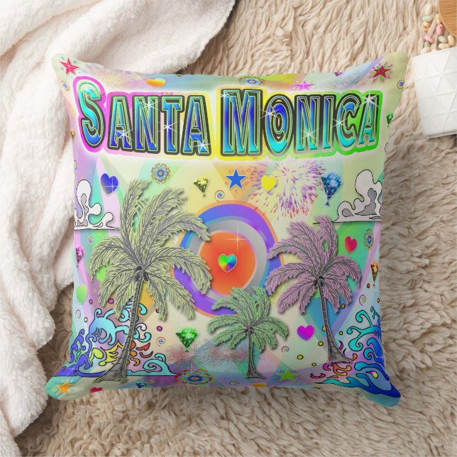 Santa Monica Deep Dream Pillow Kudde (Filt)