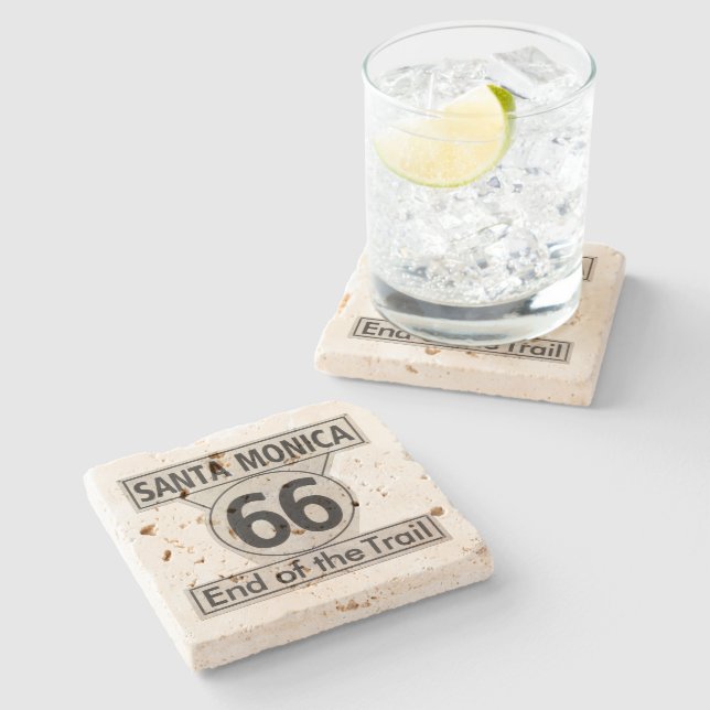 Santa Monica End of the Trail Route 66 Stenunderlägg (Sidan)