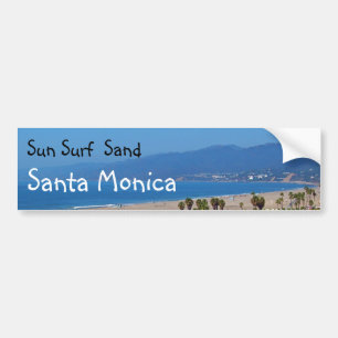 Santa Monica för solsurfaSand bildekal
