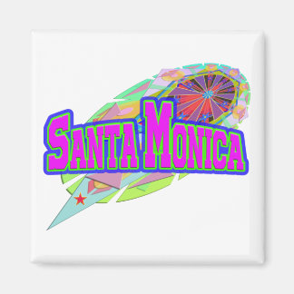 "Santa Monica" Future Magnet