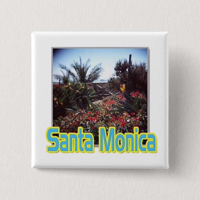 "Santa Monica Garden"-knapp Knapp (Framsida)